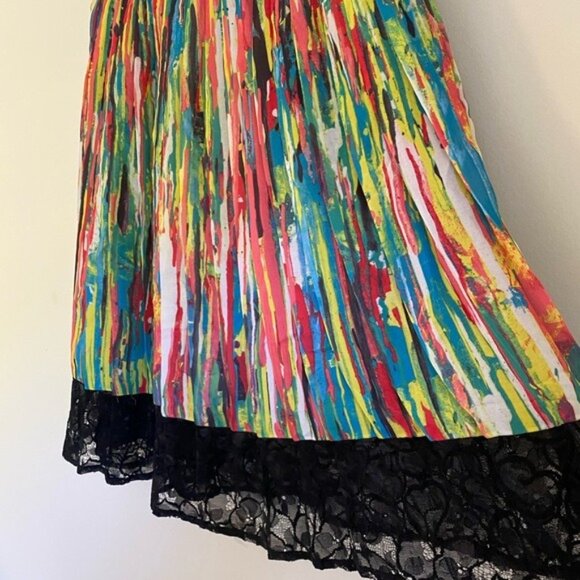 Prabal Gurung For Target Multicolor Striped Mini Skirt Size 4 - Picture 2 of 8